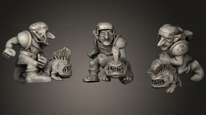 Figurines heroes, monsters and demons - Body Sculpt 10, STKM_0705. 3D stl  model for CNC